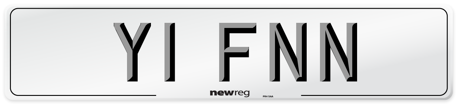 Y1 FNN Number Plate from New Reg